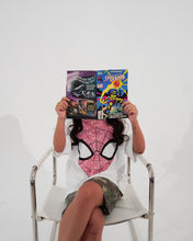 Load image into Gallery viewer, SPIDER-MAN FLOWER GINGHAM HEAD TEE