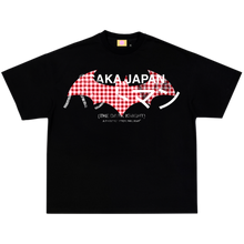 Load image into Gallery viewer, FADED BATMAN FLOWER GINGHAM TEE