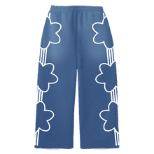 Load image into Gallery viewer, STRIPED FLOWER SWEATPANTS