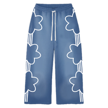 Load image into Gallery viewer, STRIPED FLOWER SWEATPANTS