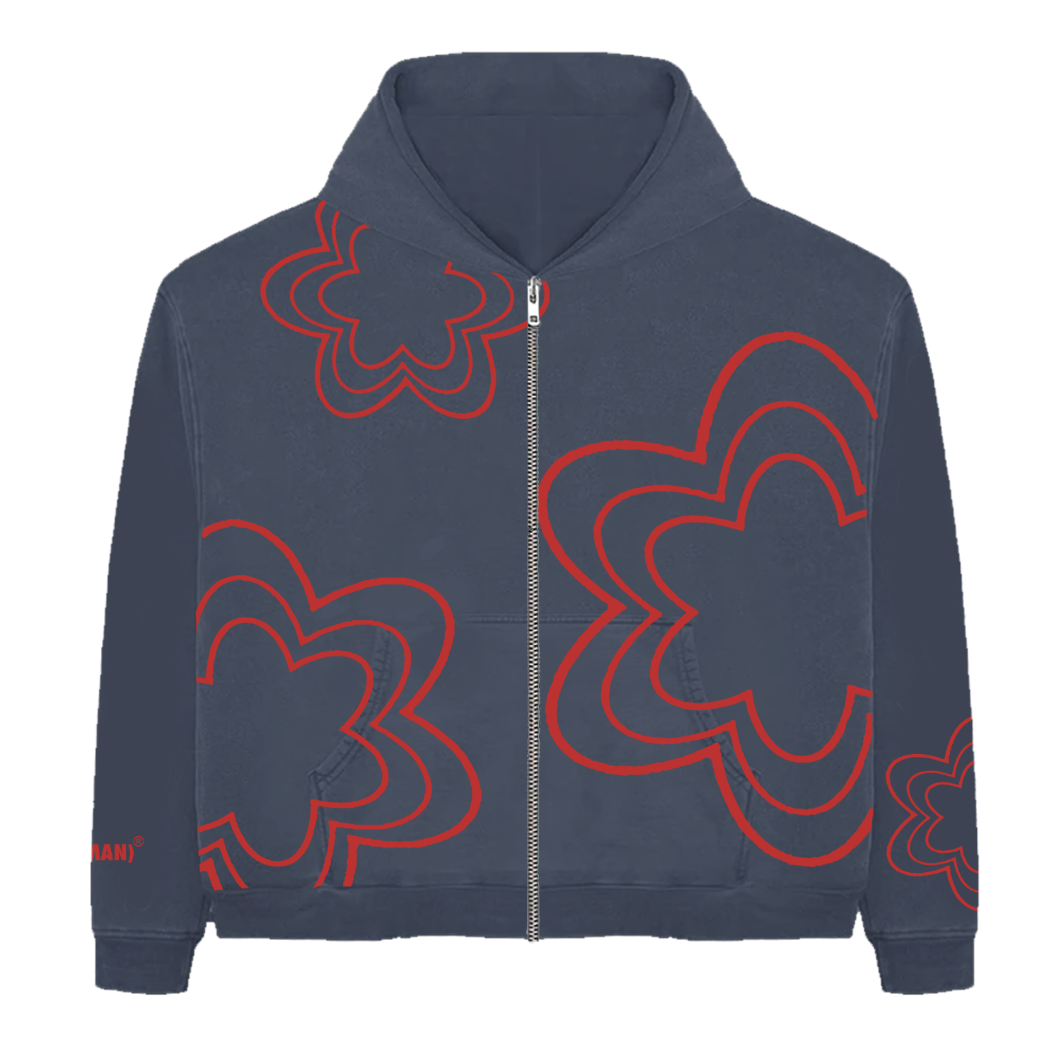 FLOWER STACKED ZIP UP – INHUMAN®