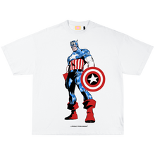 Load image into Gallery viewer, CAPTAIN AMERICA FLOWER TEE
