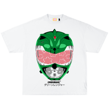 Load image into Gallery viewer, GREEN RANGER FLOWER GINGHAM TEE
